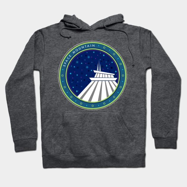 Space Mountain Hoodie by ryancano